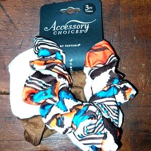 NWT Accessory Choices 3 Pack Scrunchies